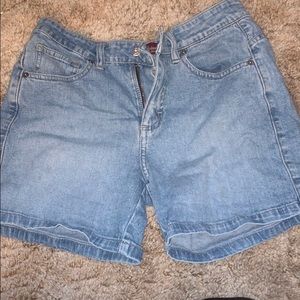 Denim shorts